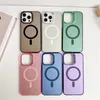 Magnetic Case Compatible with MagSafe for iPhone 15 14 13 12 11 8 7 TPU PC Slim Resist Scratches Shockproof Cases izeso