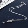 XIUMEIYIZU Nieuwe mode sleutel vormige verklaring kettingen voor vrouwen sieraden koper zirkoon strass sleutel charmes hangers necklace326S