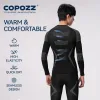 Trajes COPOZZ Conjuntos de ropa interior térmica de esquí de invierno Hombres Mujeres Sweatwicking Transpirable Chándal de secado rápido Ropa interior térmica de esquí Calzoncillos largos