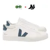 2024 أحذية جديدة فرنسية البرازيل الأخضر Low-Carbon Life v Organic Cotton Flats Platform Sneakers Women Casual Classic Designer Shoes Mens