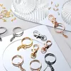 Keychains 350x Keychain Rings Open Jump With Chain Lobster Clasp Swivel Snap Hooks Keys Lanyard For Accessories Pendants