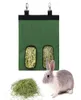 Small Animal Rabbit Feeder Hay Bags Hanging Feeding Dispenser Container for Chinchilla Guinea Pig Bunny KDJK21079802310