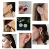 Custom Design Zunafa Jewelry Baguette cut Heart Stud Earring for women Moissanite earrings 18k gold Hip hop Earring Pass test