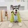 Dog Apparel Clothing Winter Thick Style French Fighting Snow Nari Bear Teddy Shiba West Highland Hooded Cotton Jacket