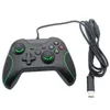 Wired Game Controllers Dual Motor Vibration Gamepad Joysticks Compatible med Xbox Series X/S/Xbox One/Xbox One S/One X/PC med Retail Packaging DHL/UPS