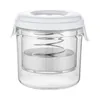 Storage Bottles 1300ml Food Saver Container LeakProof Jalapeno With Strainer Airtight Lid For Pickle Olive And Jalapenos