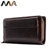 MVA Męskie sprzęgło męskie portfel męski oryginalny skórzane torby z podwójnym zamkiem błyskawiczne torebki dla mężczyzn Portfel telefoniczny 250o
