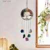 Articles de nouveauté Agate Dream Catcher Balcon Jardin Salon Décoration Carillon éolien Arbre de Vie Agate Naturelle Dream Catcher Cadeau pour Les Filles T240309