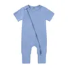 kostuum voor baby's meisje korte mouw kleding bamboe moeder kinderen jumpsuit artikelen 0 tot 3 6 12 maanden zomer baby jongens romper 240308