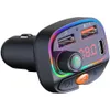 Car Bluetooth Kit New Kebidu FM Transmitter Bluetooth5.0 Adapter Colorf Player Hand