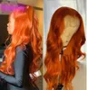 Brasilianskt mänskligt hår 350 Färg 134 Spets Front Wig Body Wave 150 180 210 Densitet Justerbar del 1232inch8983741