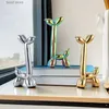 Decoratieve Objecten Beeldjes Creatieve Lange Hals Abstracte Keramische Ornamenten Sculptuur Studeerkamer Standbeeld Thuiskantoor Accessoires Decoratie Cadeau T240309