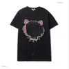 Kenzo T Shirt Top Quality Men Women Tshirts Womens Summer Street Apparel Short Sleeve Tiger Head Embroidery Letter Print Loose Fit Trend 609