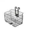 Mountain Bike Folding Hanging Basket Bicycle Basket Front och Bak Hanging Bold Side Trailer Basket 240301