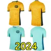 2023 2024 Australias landslag fotboll Jersey Kerr Yallop Kennedy Fowler Foord Catley van Egmond Simon Polkinghorne Football Men Shirt