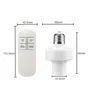 Lamphållare E27 Holder Wireless Remote Control med 60min 30min 110V / 220V Power Switch Socket Timing Lights