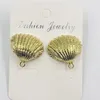 Orecchini pendenti WT-JFE12 Orecchini di vendita per le donne Regalo placcato in oro con risultati di gioielli semplici a forma di conchiglia fantasia 18K