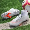 FGAGTF MĘŻCZYZN BUTS Piłka nożny Wysokie kostki Buty piłkarskie dla mężczyzn Trening Trening Professional Sport Sneakers Mens Futebol 3545 240228