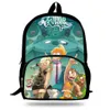 Школьные сумки, 16-дюймовый детский рюкзак с принтом Wakfu для подростков, детский рюкзак Mochila для мальчиков и девочек, ежедневная книжная сумка2864