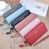 Designer-Wallets Zipper Tassel Checked Wallet Ladies Long With Large Capacity Mobile Phone Bag267P