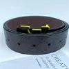 ceintures pour femmes Ceinture pour hommes ceinture à boucle noire et jaune, ceinture de vache 100% véritable, accessoires pour femmes, ceinture de lettre de luxe, ceinture d'affaires décontractée de haute qualité