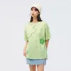 T-shirt Semir Short Sleeve Tshirt Women Mid Length 2023 Summer New Oversize Irregular Flower Dress Tshirt Sense