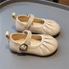 Nya modeflickor klänning skor vår sommar barn sneakers småbarn baby sandaler barns avslappnade lägenheter sko prinsessor läderskor