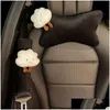 Outros acessórios interiores Novo bonito dos desenhos animados Cloud Styling Acessórios de carro Soft P Seat Er Almofada interior Assentos de inverno Ers Drop Delive Dhncl