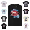 Original Hellstar Camisa Designer Camisas Curtas Homens Plus Tees Top Quality 100% Hellstar Camiseta Unissex Manga Curta Camisetas Tops High Street Retro Mulheres T-shirt ui