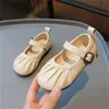 Designer Girls Dress Shoes Fashion kids Sneakers Toddler Baby Sandals Childrens Casual Flats Shoe Princess Leather Shoes