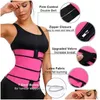 Supporto per la vita S-Xxxl Taglie forti Cintura per allenatore in vita Donna Shaper per il sudore alto Trimmer per cosce Consegna a goccia regolabile Sport all'aperto Athl Dhryv