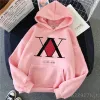 Sweatshirts Hunter x Hunter Anime Funny Harajuku Pullover Rosa Women Casual Casua Felpa Pullover Maniche Lunghe