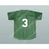 OSCURO 3 KEKAMBAS JERSEY DE BÉISBOL HARDBALL Cosido VERDE