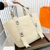 luxury Beach Raffias basket Shoulder Bag Womens tote handbag mens fashion Designer Woody hand bag bucket summer weave travel Crossbody saddle clutch bags