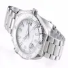 39 5mm 남성 여성 시계 Lover Wristwatch 방수 방수 Sapphire Crystal SS Edition 품질 화이트 다이얼 브레이슬릿 자동 이동 278m