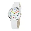 10 pezzi studenti di alta qualità orologio digitale multicolore per bambini ragazza regalo bambini orologi al quarzo moda Relogio Montres Kol Saati 240226