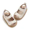 Sandals Hollow Out Soft Leather Baby Girl Summer 2024 Shoes 1-18 Months Princess Beach