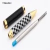 Luxury Quality 500 White and Black Business Office Ballpoint Pen Student School Stationery Supplies Pennor för att skriva 240306