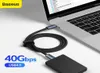 baseus USB CケーブルPD 100W高速充電USBタイプCデータケーブルは40GBPS高速伝送MacBook Pro iPad Pro54491731163の高速伝送をサポートしています