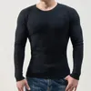 Maglioni da uomo Maglieria casual invernale Maglione tinta unita Camicie fitness Girocollo Manica lunga Taglie M 3XL Colori assortiti