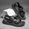 Sandały męskie letnie guziki zagęszczone dolne pary i hurtowe buty dla kobiet