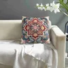 Taie d'oreiller Cas ethnique marocain à la mode des femmes préférées housse de coussin canapé décoration housse de coussin 50x50 décoration de la maison T240309