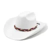 Bérets casquette de Cowboy pour hommes, chapeau de Cowgirl, accessoires élégants pour femmes, chapeaux de luxe pour hommes, Jazz Country Panama Fedora British Top
