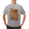 Topy z czołgami męskimi Wu Song Fights the Tiger T-Shirt Animal Print Shirt for Boys Men T.