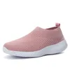 Casual Shoes Lightweight Comfortable Women's Soft Sole Sneakers Mesh Breathable Slip-On Loafers Big Size 35-43 5 Color