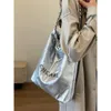 Sac de loisirs à visage souple pour femmes, sac de grande capacité, nouveau populaire polyvalent chaîne épaule mode fourre-tout seau, boutique en ligne, 2024