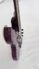 Purple 360 ​​Electric Guitar 12s Pół-holowne ciało Rosewood-Profesjonalny występ, rozmiar 4/4, praworęczny