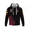 Felpa con cappuccio stampata digitale 3D F1 Racing per giovani in felpa con cappuccio alla moda di grandi dimensioni autunno vestibilità ampia da uomo