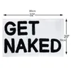 Inyahome Get Naked Badmat Badkamertapijten voor badkuipmat Leuke badmatten voor appartementdecoratie Getufte grijze en witte douchemat 240226
