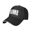 White Prime Essential Bold Baseball Cap Hat Beach Outing Vintage Women Hats Mens 240220